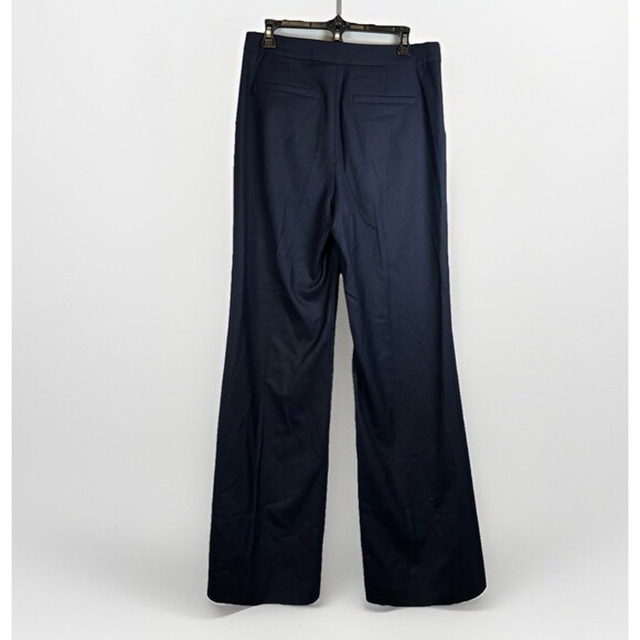 A.L.C. Sophie II Women's Flare Pants evening blue Size 8 $495 high rise designer - Picture 8 of 11
